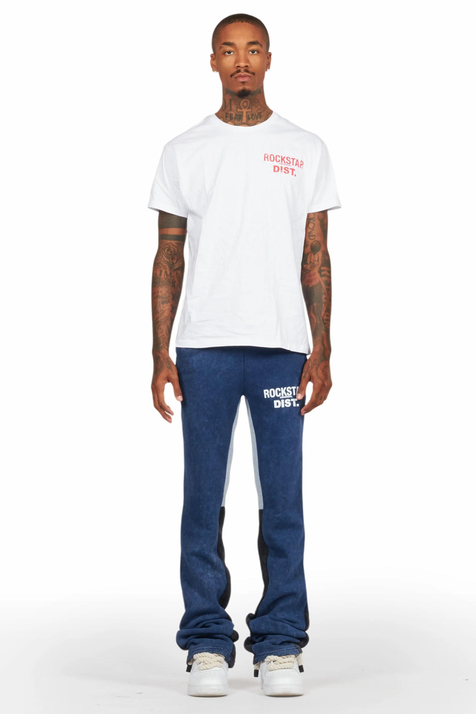 Alpine Vintage Navy Baggy Pant Male Product Image