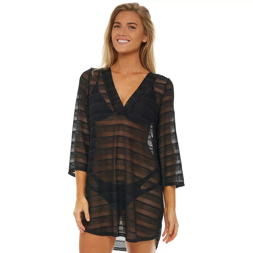 Women's Jordan Taylor Bell-Sleeve Swim Cover-Up Tunic,  Product Image