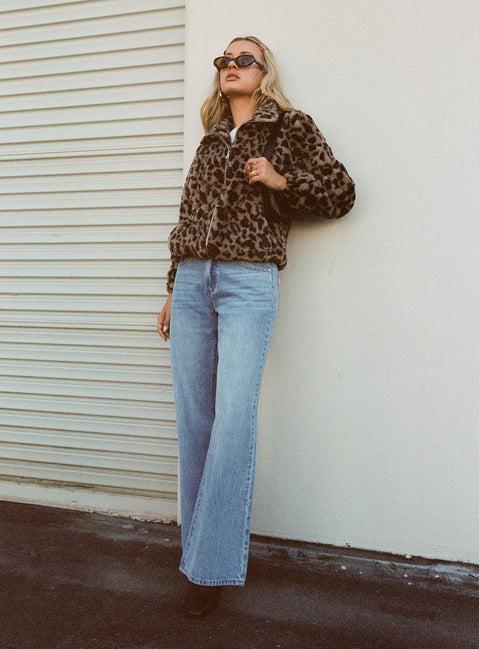 Colemane Mid Rise Denim Jeans Angel Blue Product Image