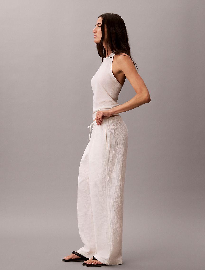 Double Gauze Pull-On Pants Product Image