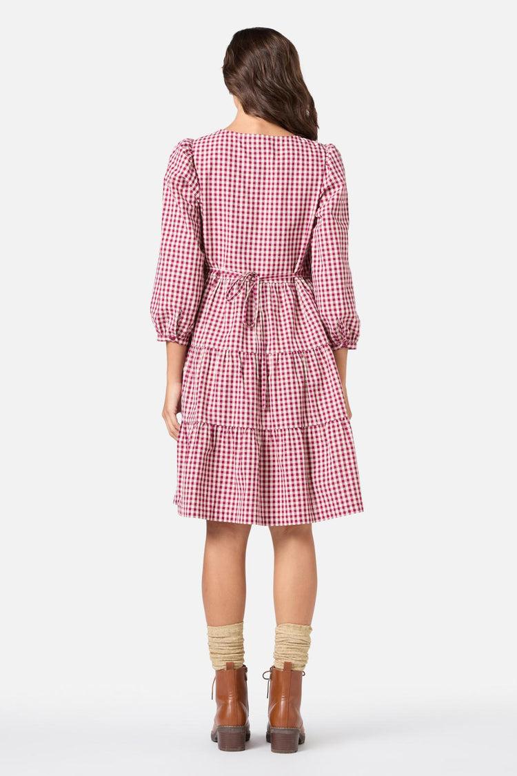 Renae Check Smock Dress Product Image