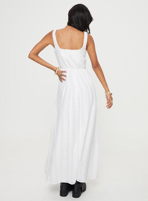Lorinda Maxi Dress White Product Image