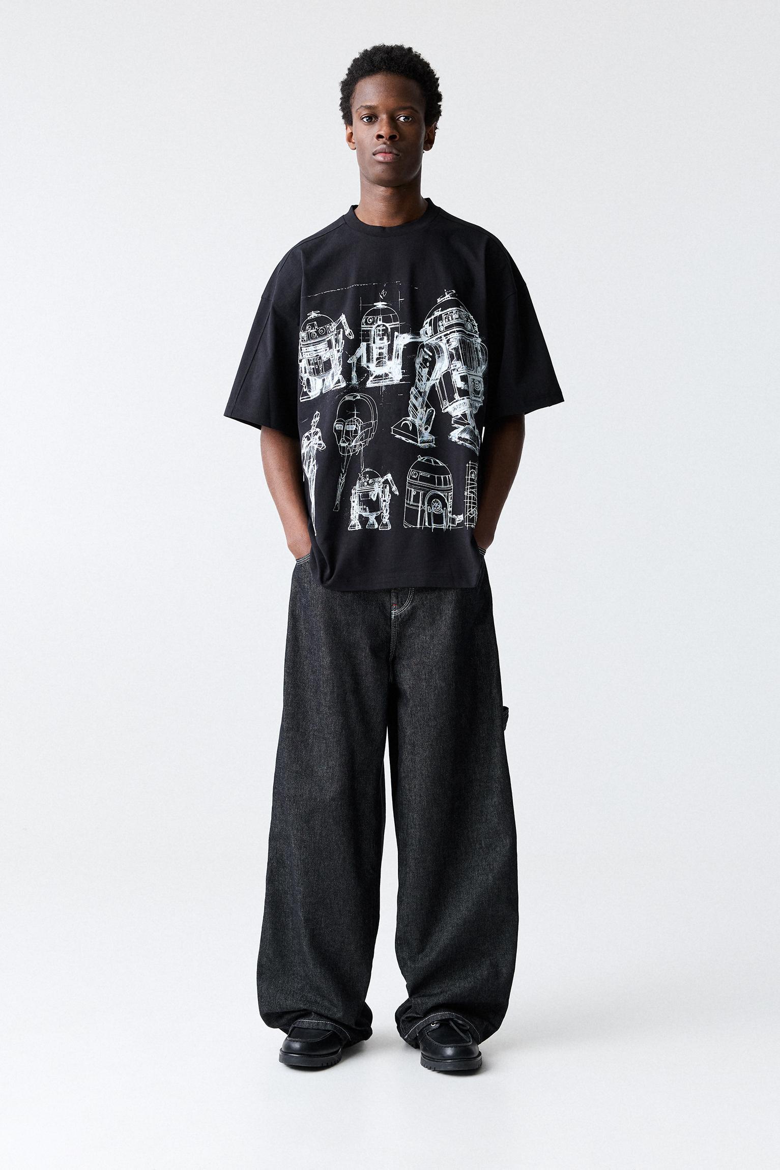 Black Star Wars T-shirt Product Image