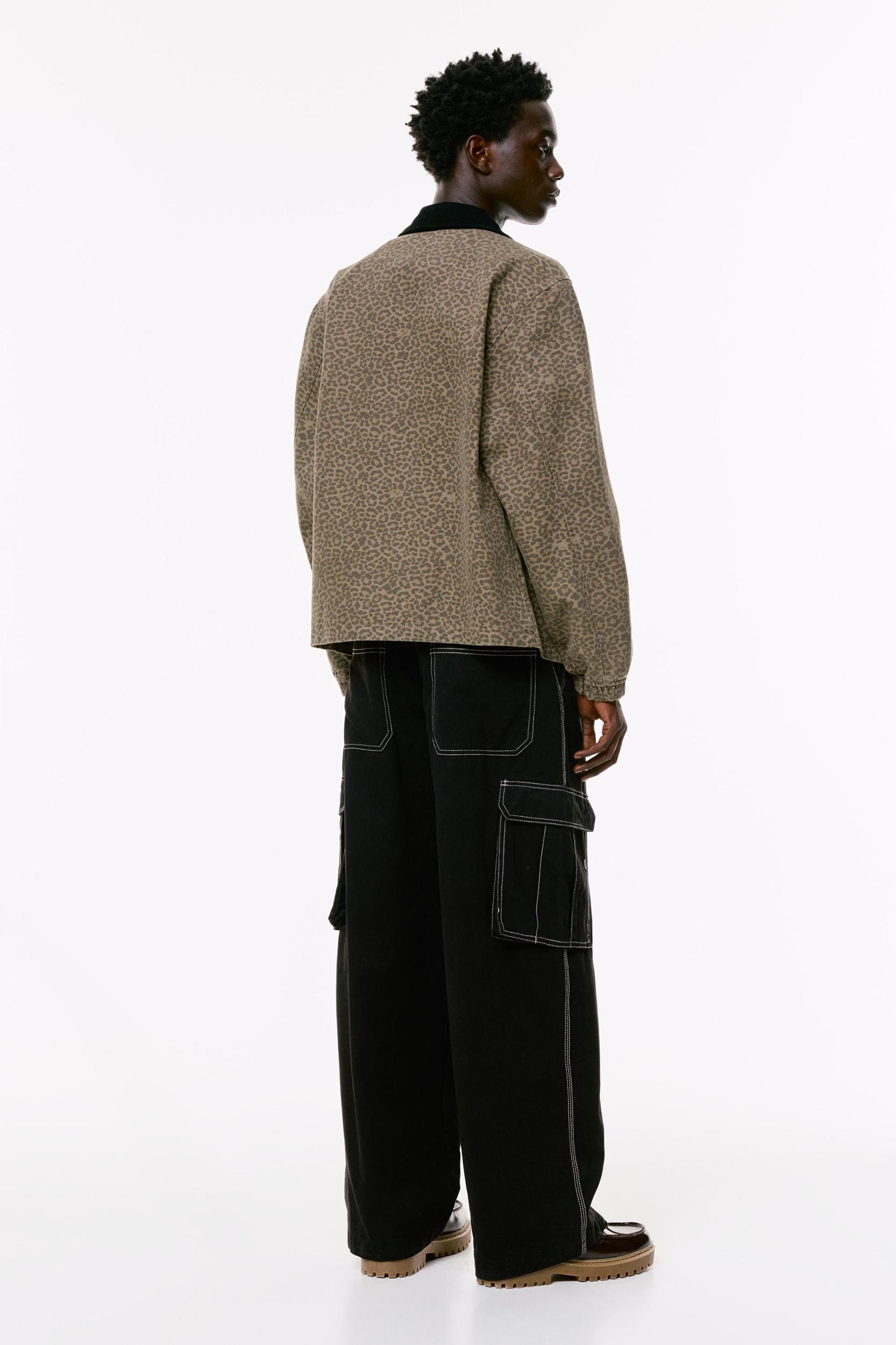 Jacket with corduroy collar Product Image