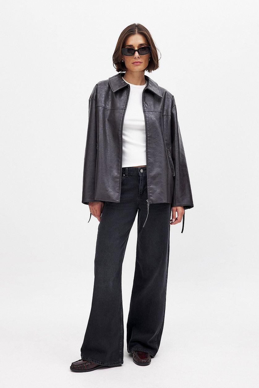 Low Waist Wide Leg Denim Product Image