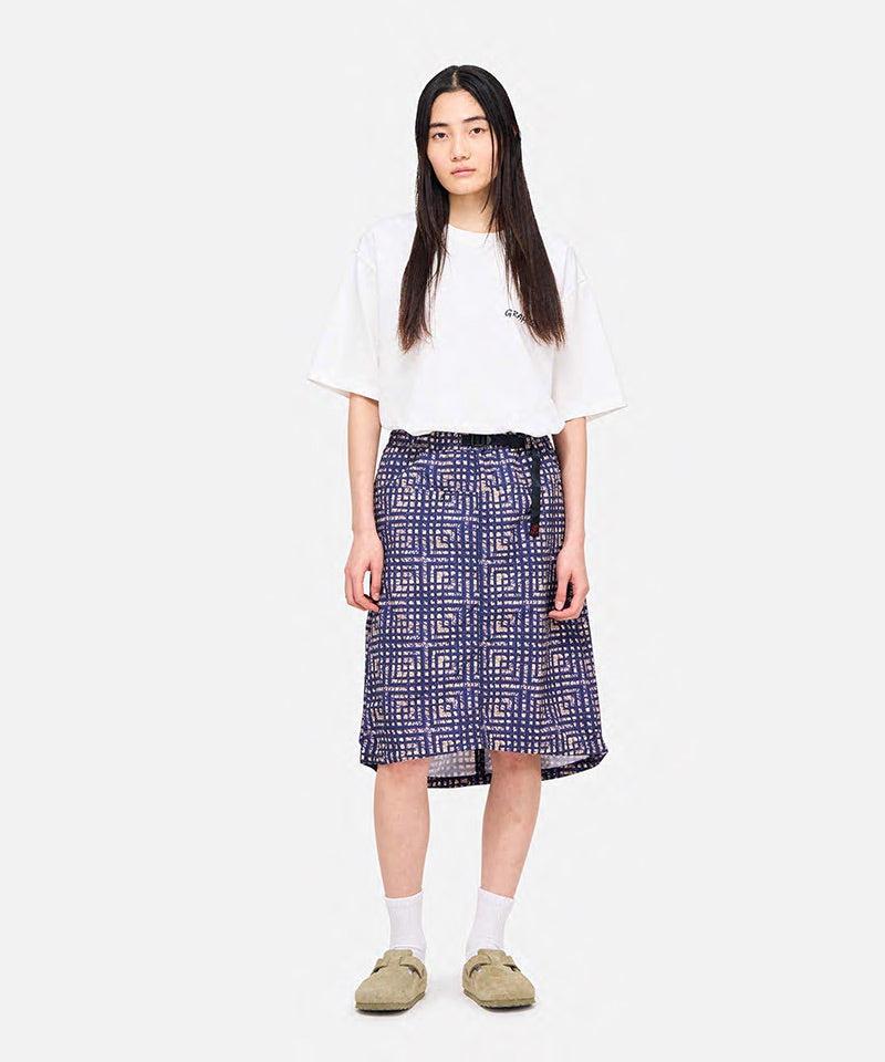 Nylon Packable Midi Skirt Female Product Image