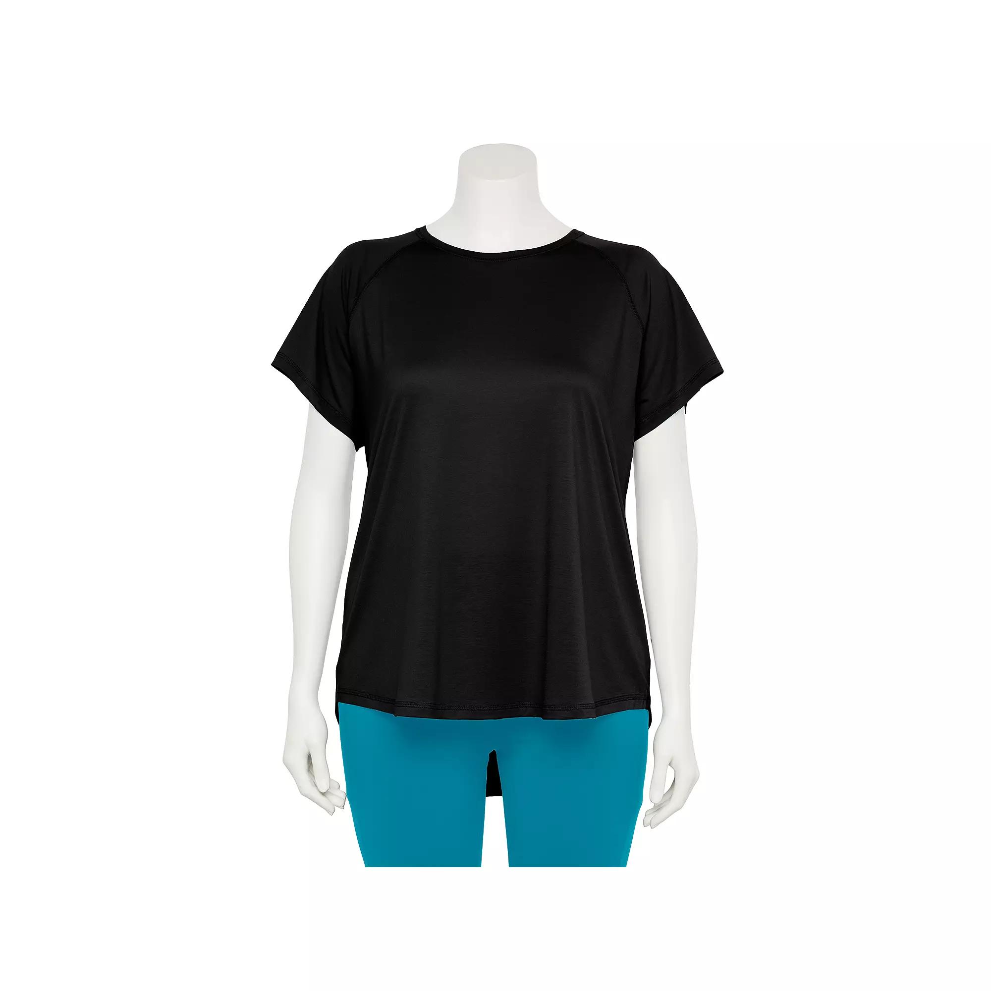 Plus Size Tek Gear Core Raglan Tee, Womens Product Image