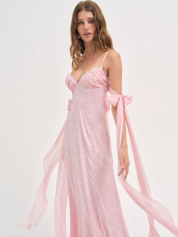Sheila Maxi Dress — Pink Product Image