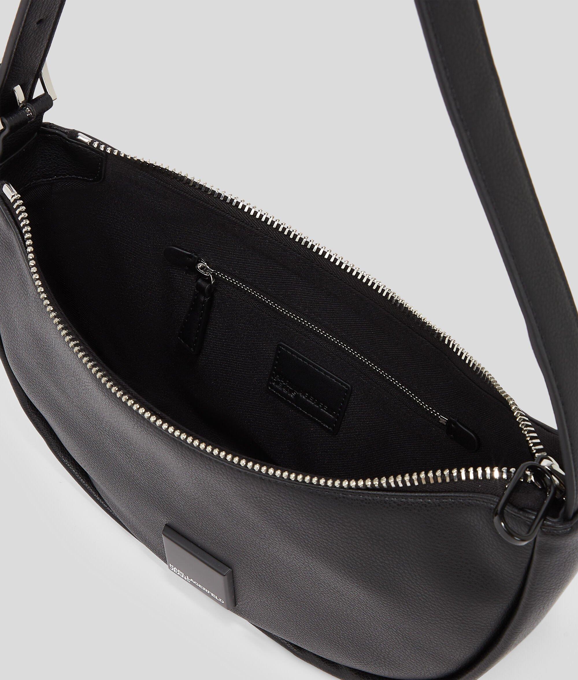 KLJ BOX LOGO SOFT HALF-MOON SHOULDER BAG Product Image