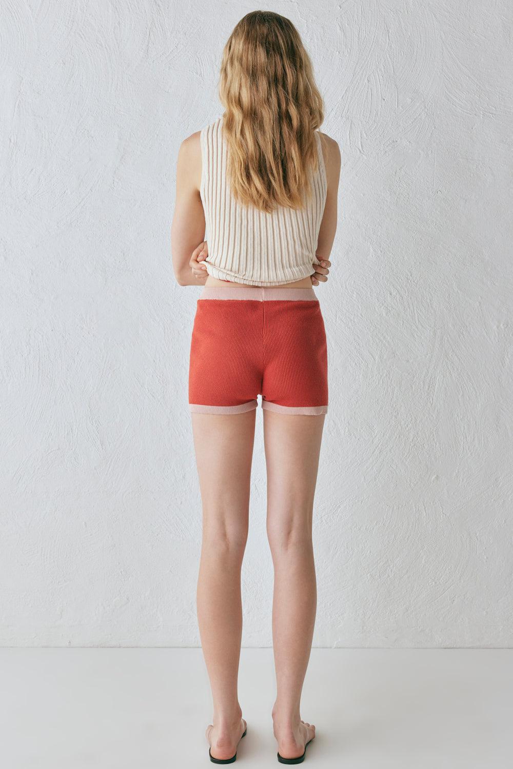 Mason Knit Shorts Red Product Image