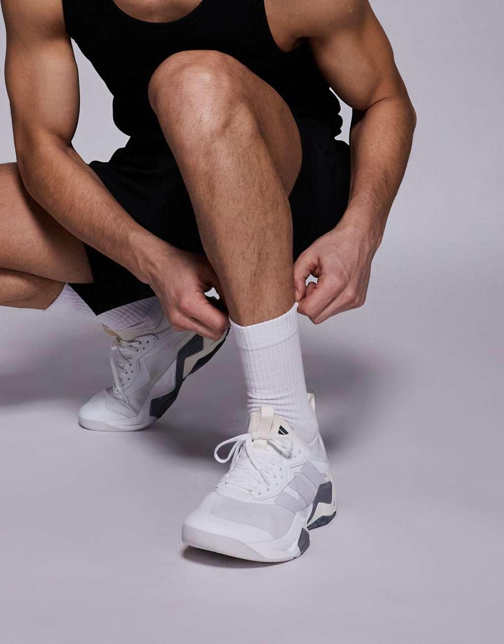 adidas Performance Rapidmove ADV sneakers in white Product Image