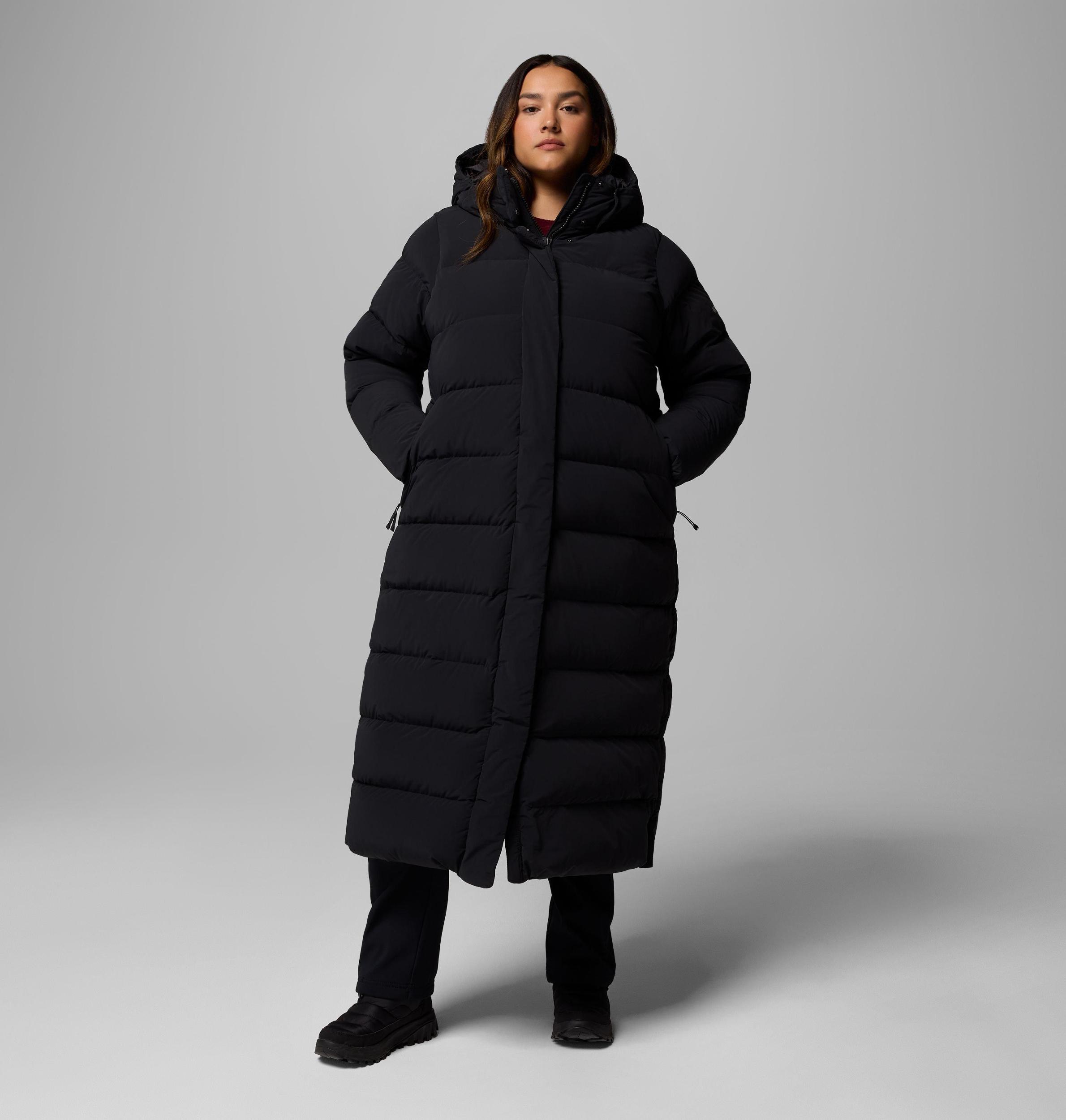 Columbia Womens Amaze Puff Long Hooded Jacket - Plus Size- Product Image