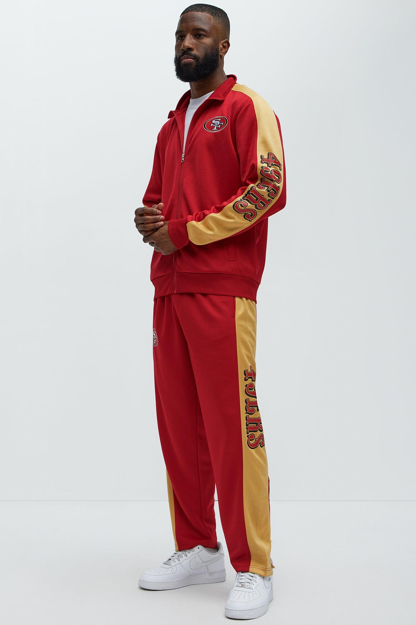 49ers Stand By Track Pants - Red/combo Male Product Image