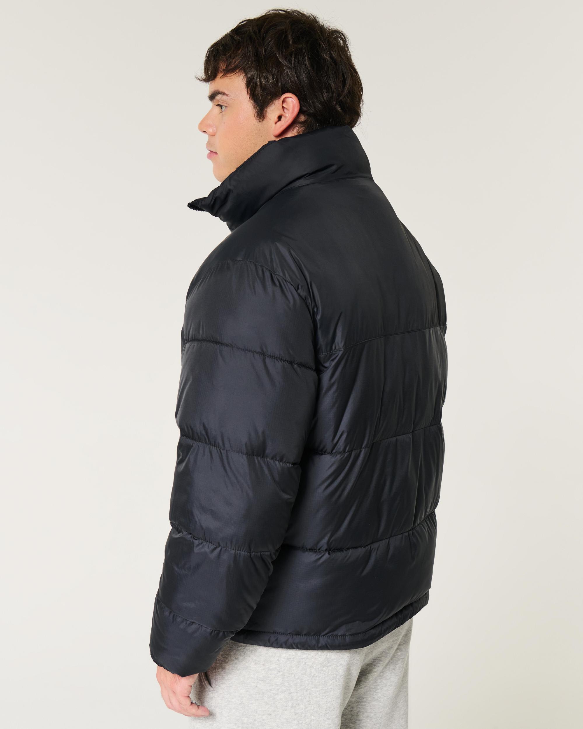 Boxy Mock-Neck Puffer Jacket Product Image