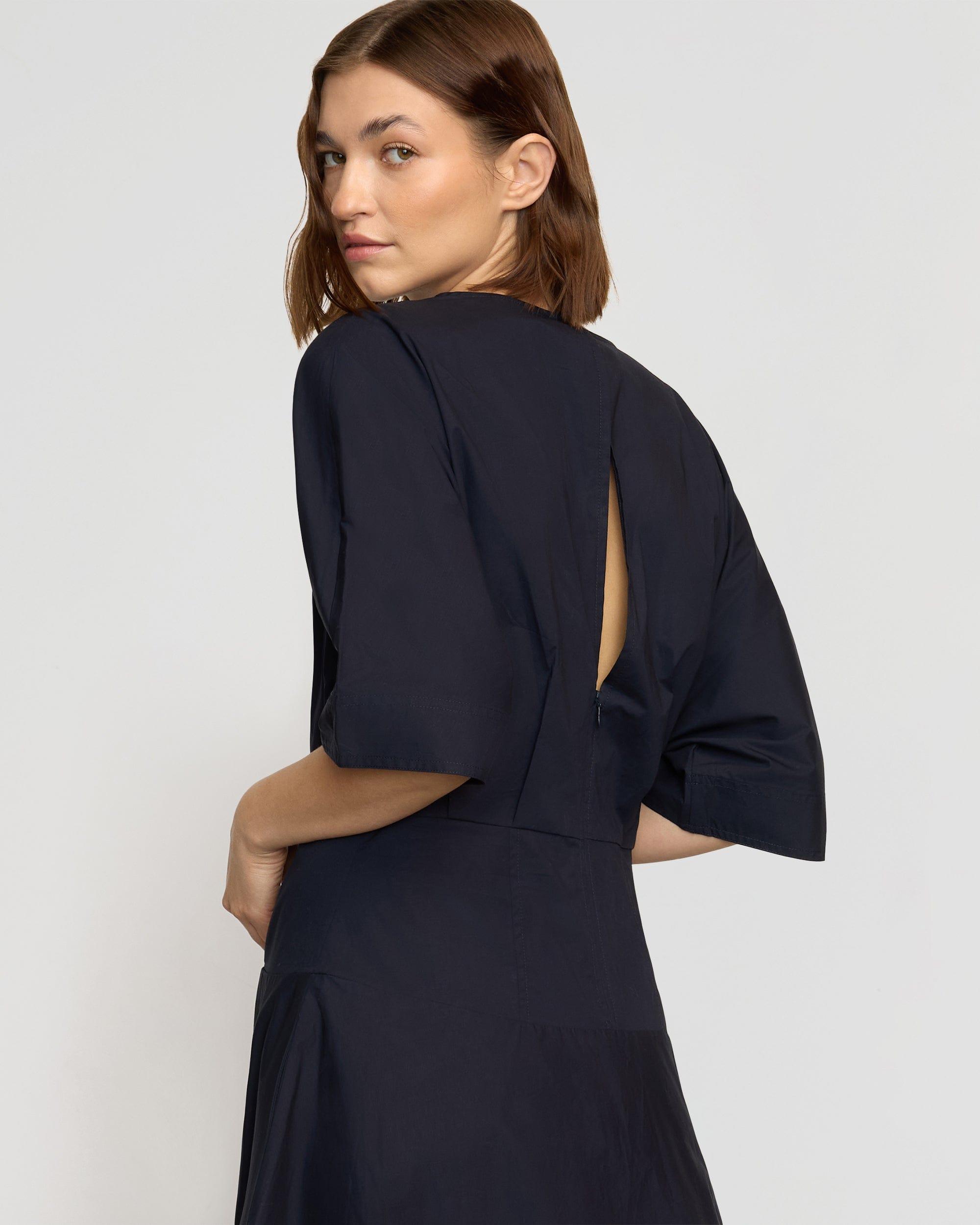 Kiko Kimono-Sleeve Cotton Dress Product Image