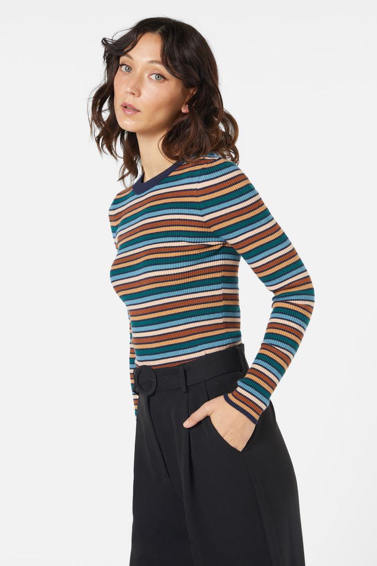 Darcy Stripe Knit Top Product Image