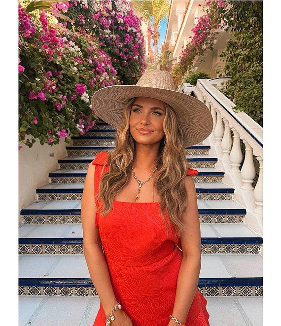 Gianni Bini x Shea Leigh Mills Julia Jacquard Square Neck Sleeveless Tie Strap Mini Ruffle A-Line Dress Product Image