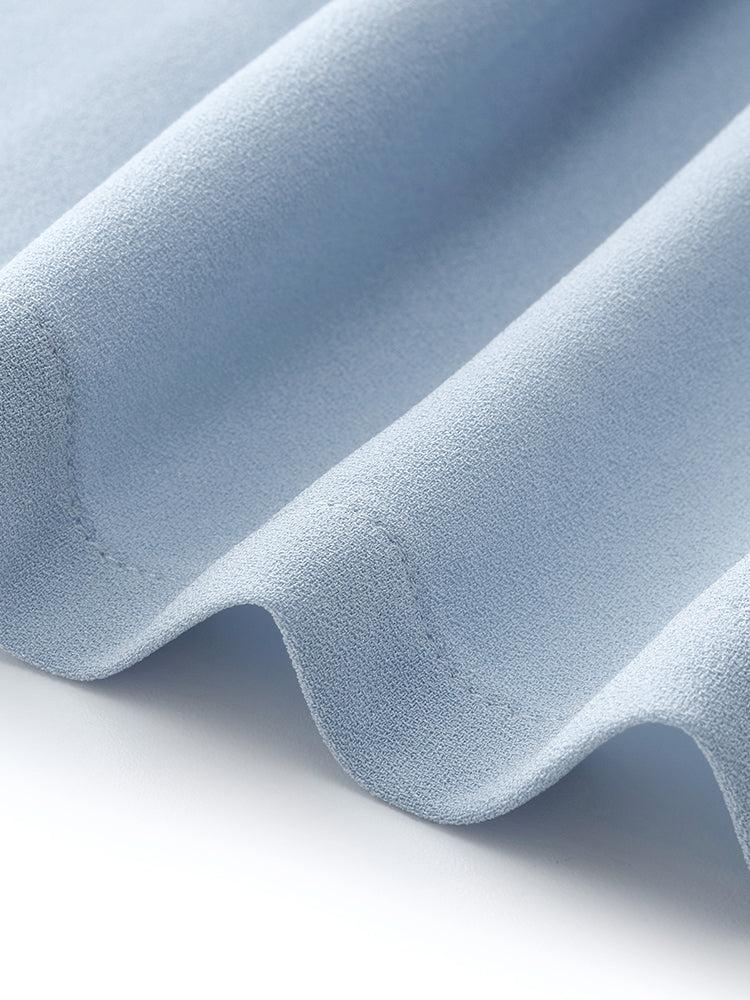 Acetate Crop Jacket And A-Line Skirt Two-Piece Set Product Image