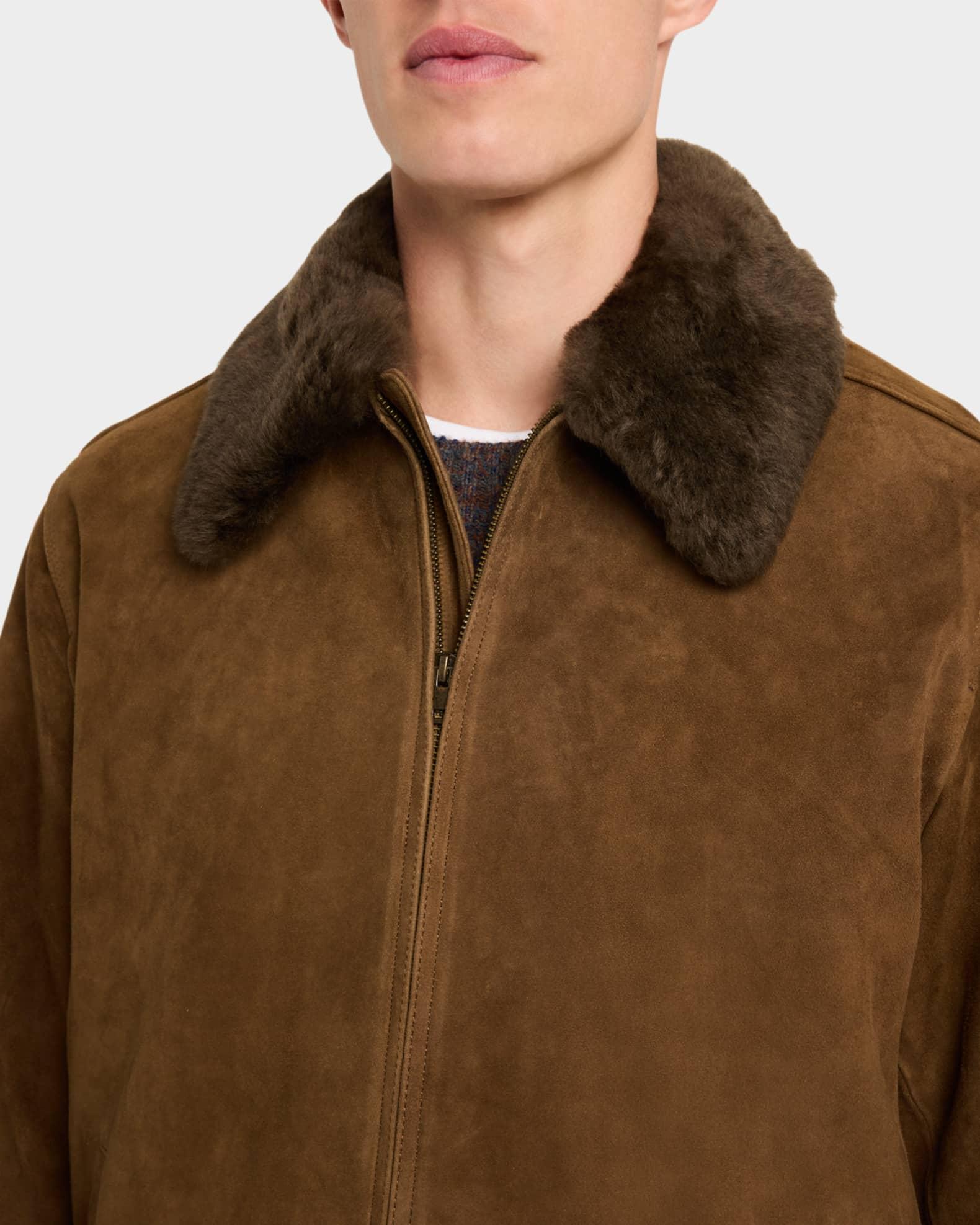 Men's Suede Short Jacket Product Image