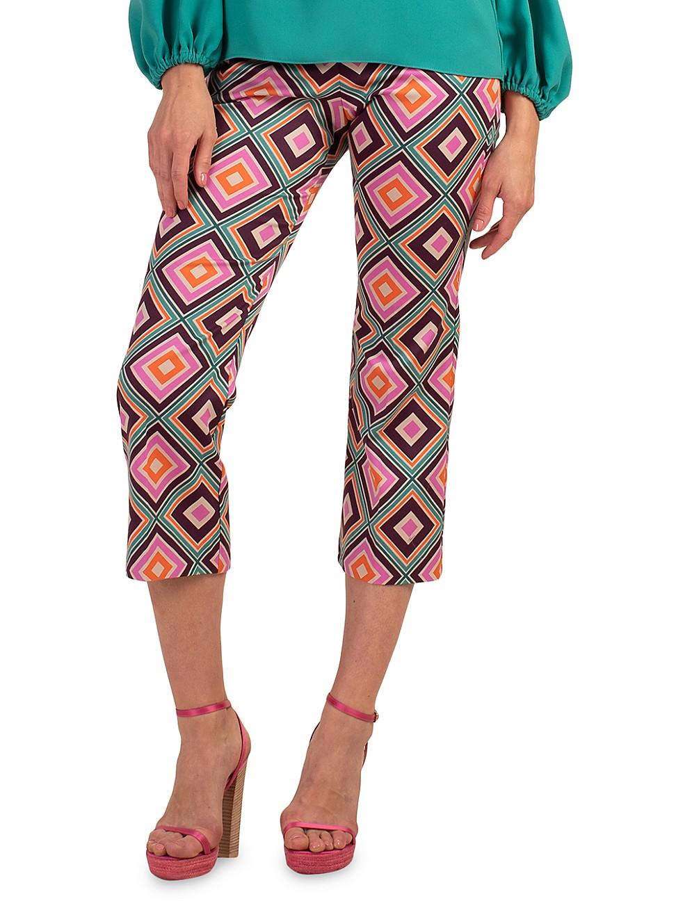 Womens Flaire 2 Printed Cropped Pants Product Image