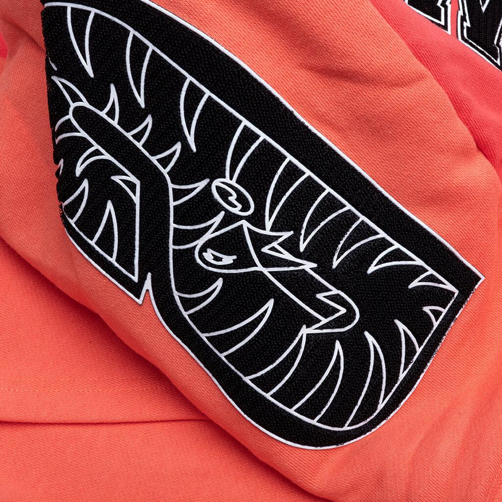 Shark Full Zip Hoodie Korea - Orange Male Product Image