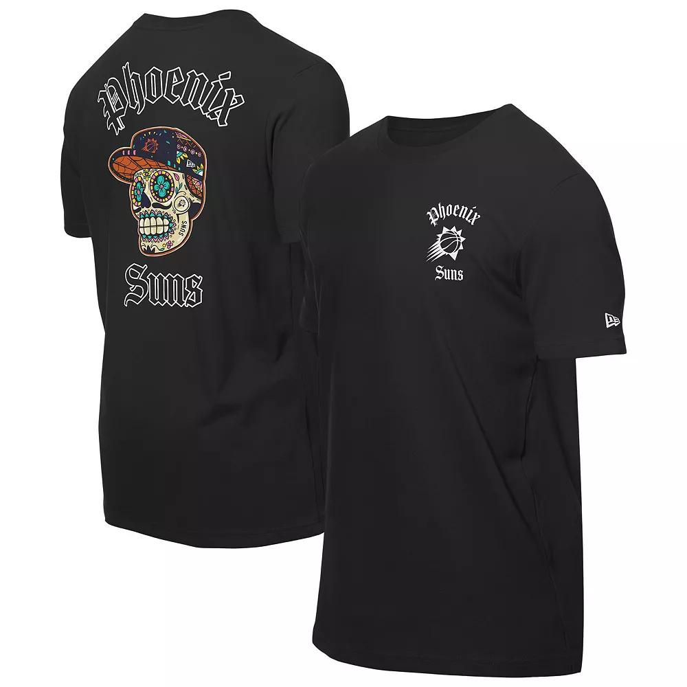Men's New Era Black Sacramento Kings Sugar Skulls T-Shirt, Size: Small, Kng Black Product Image