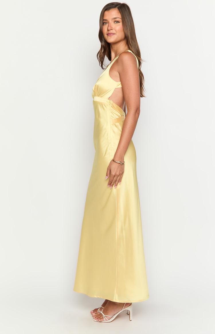 Andison Yellow Maxi Dress Product Image