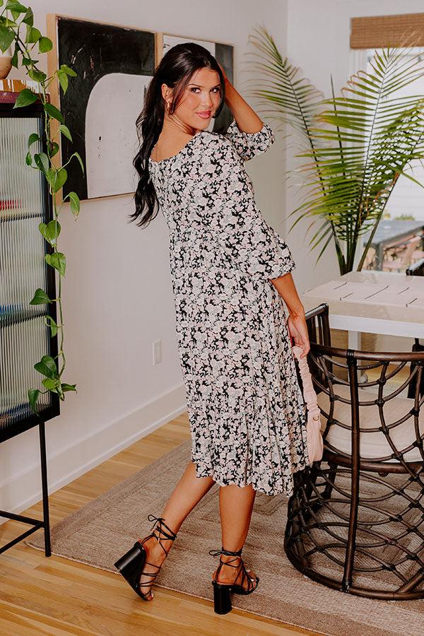 Feel The Beat Floral Midi Product Image