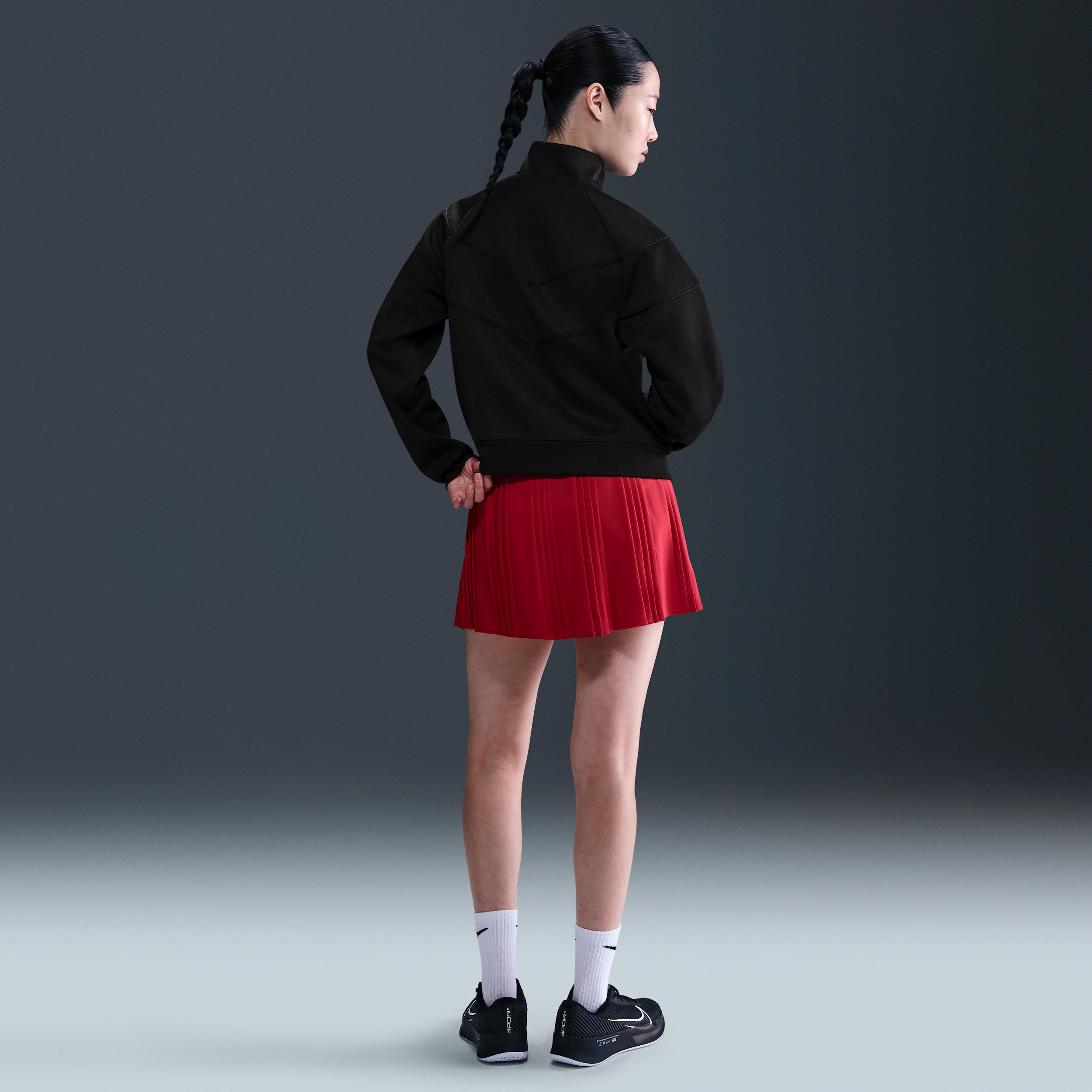 Nike Womens Court Heritage Windrunner Tennis Jacket | FZ6507-010 Product Image
