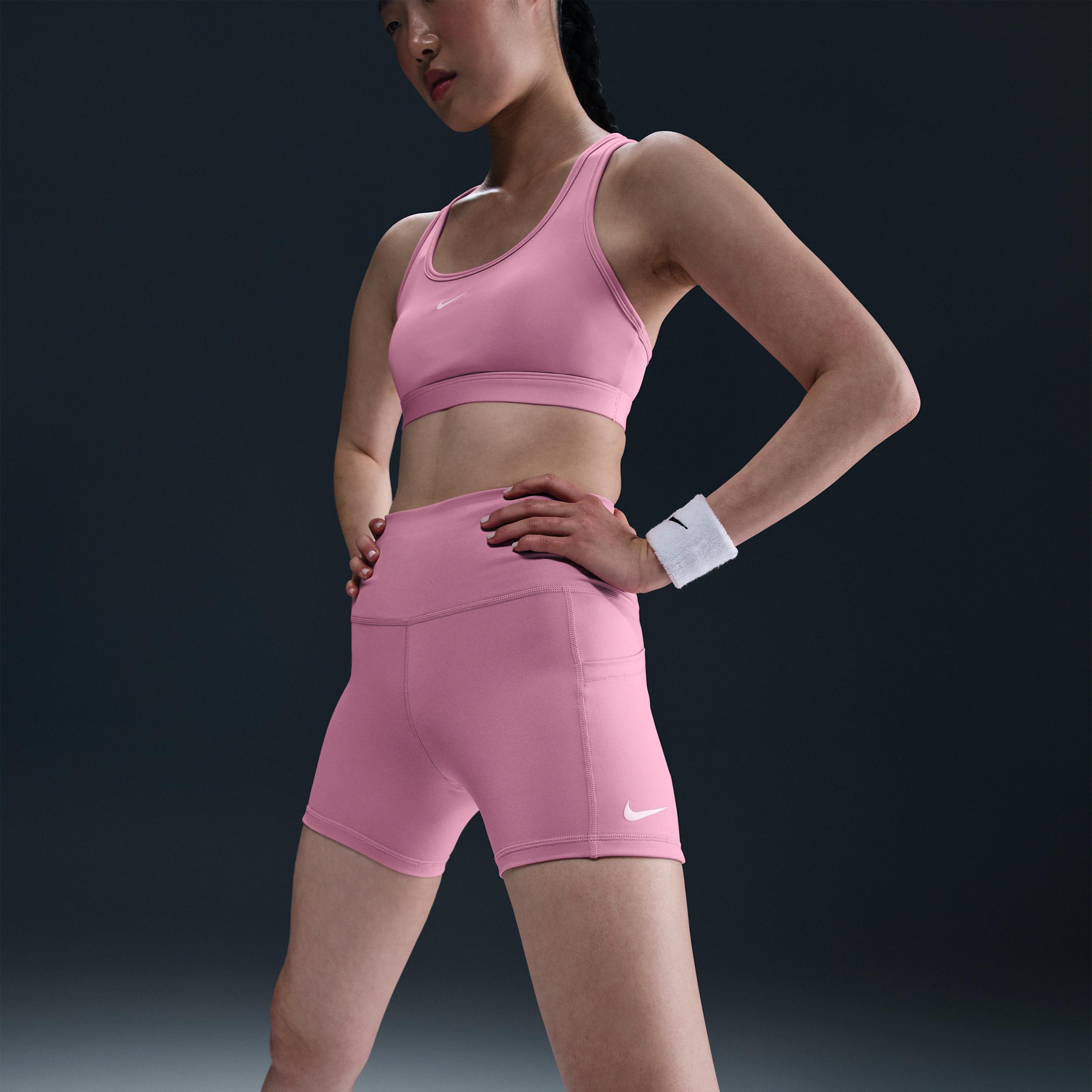 Nike Womens Court Dri-FIT Tennis Shorts with Pockets | FZ6677-010 Product Image