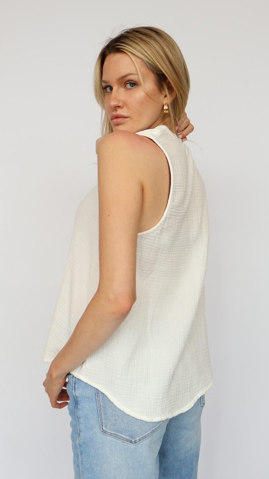 Dear John Denim Raja Sleeveless Blouse Product Image