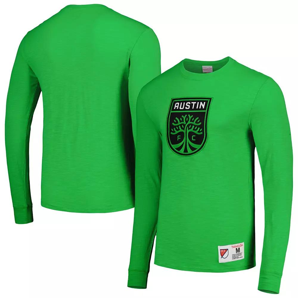 Men's Mitchell & Ness Green Austin FC Legendary Long Sleeve T-Shirt,  Product Image