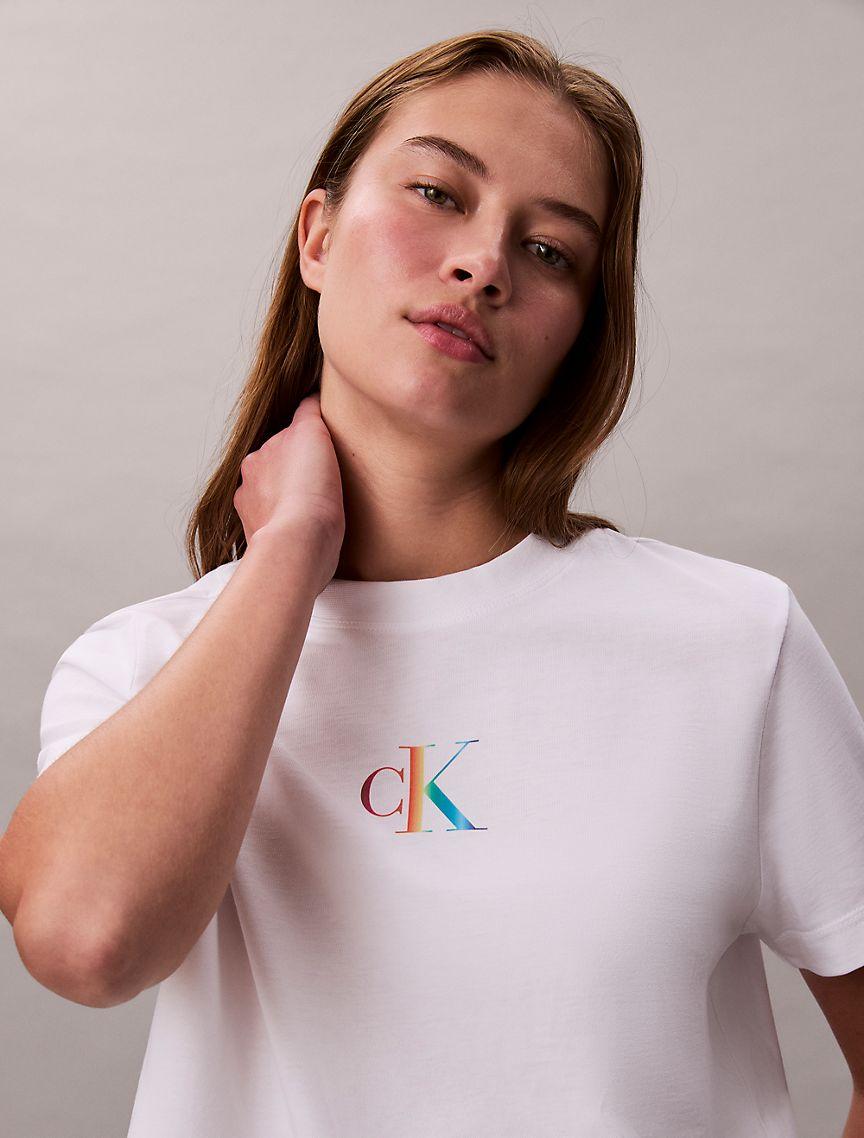 Pride Monogram Logo Slim T-Shirt  Product Image