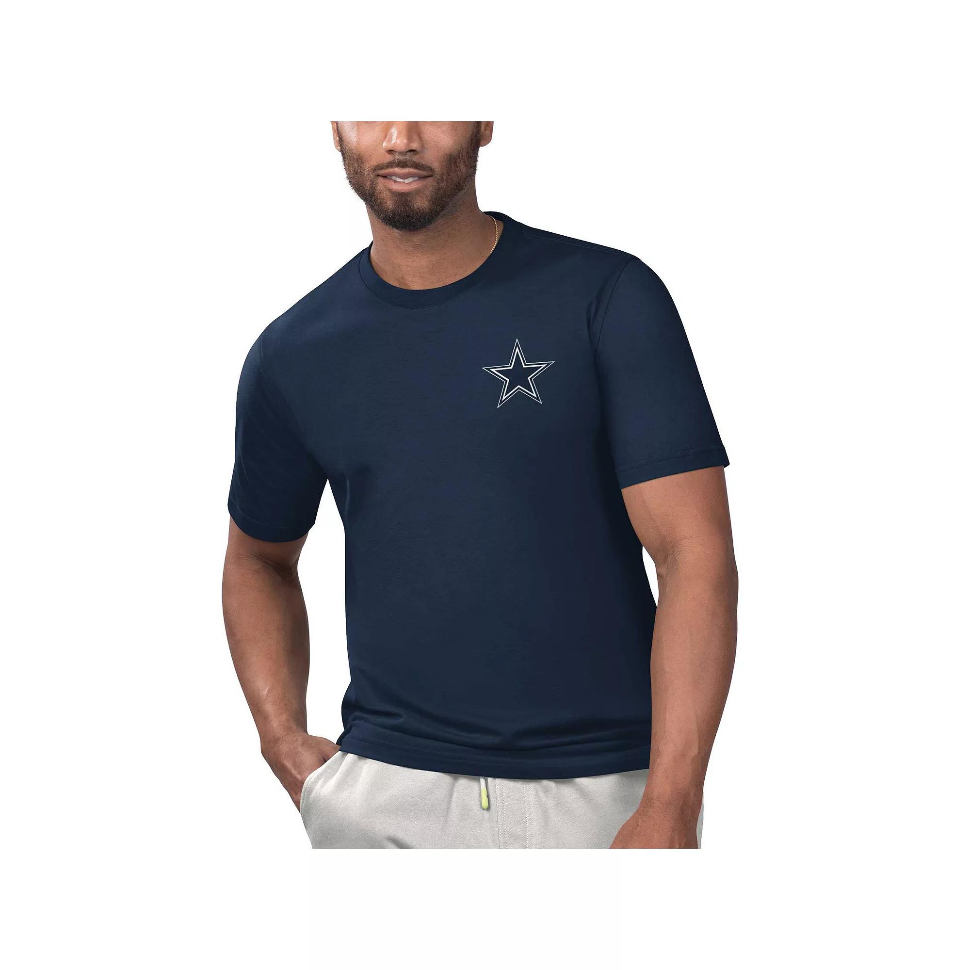 Men's Margaritaville Navy Dallas Cowboys Licensed to Chill T-Shirt,  Product Image
