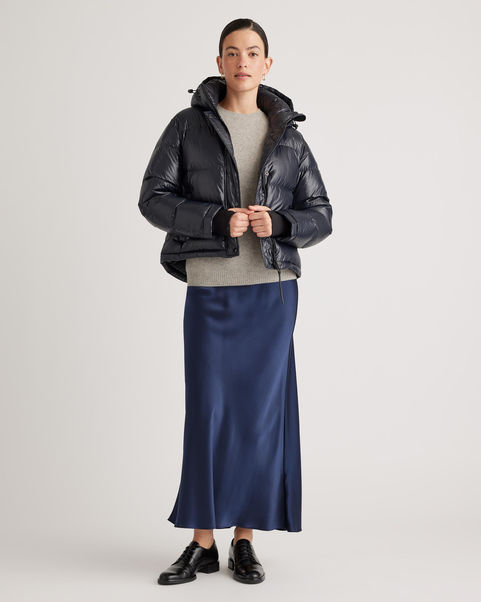 Quince | Women's Responsible Down Cropped Puffer Jacket Size XS, Recycled Polyester Product Image