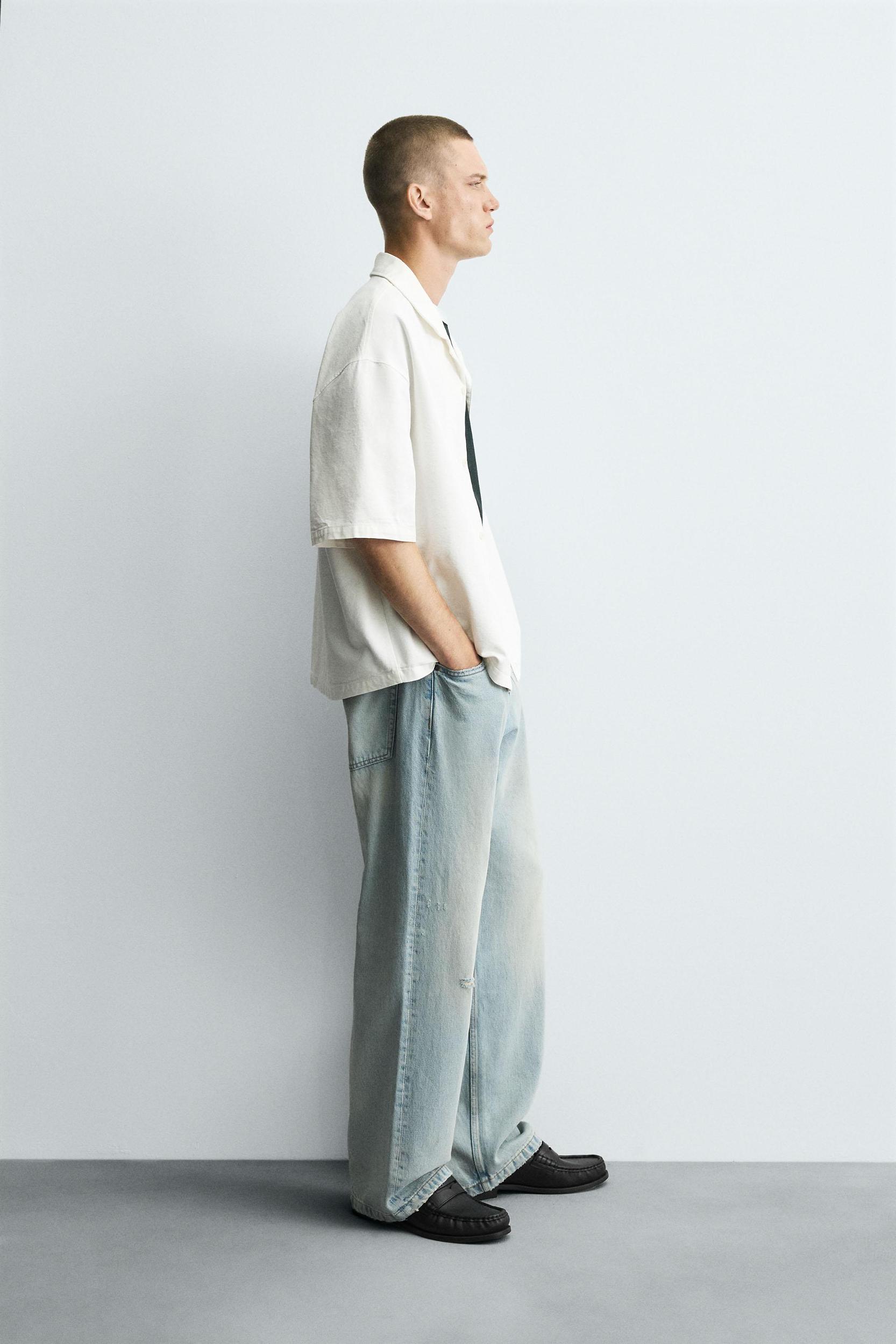 TEXTURED PRINT SHIRT Product Image