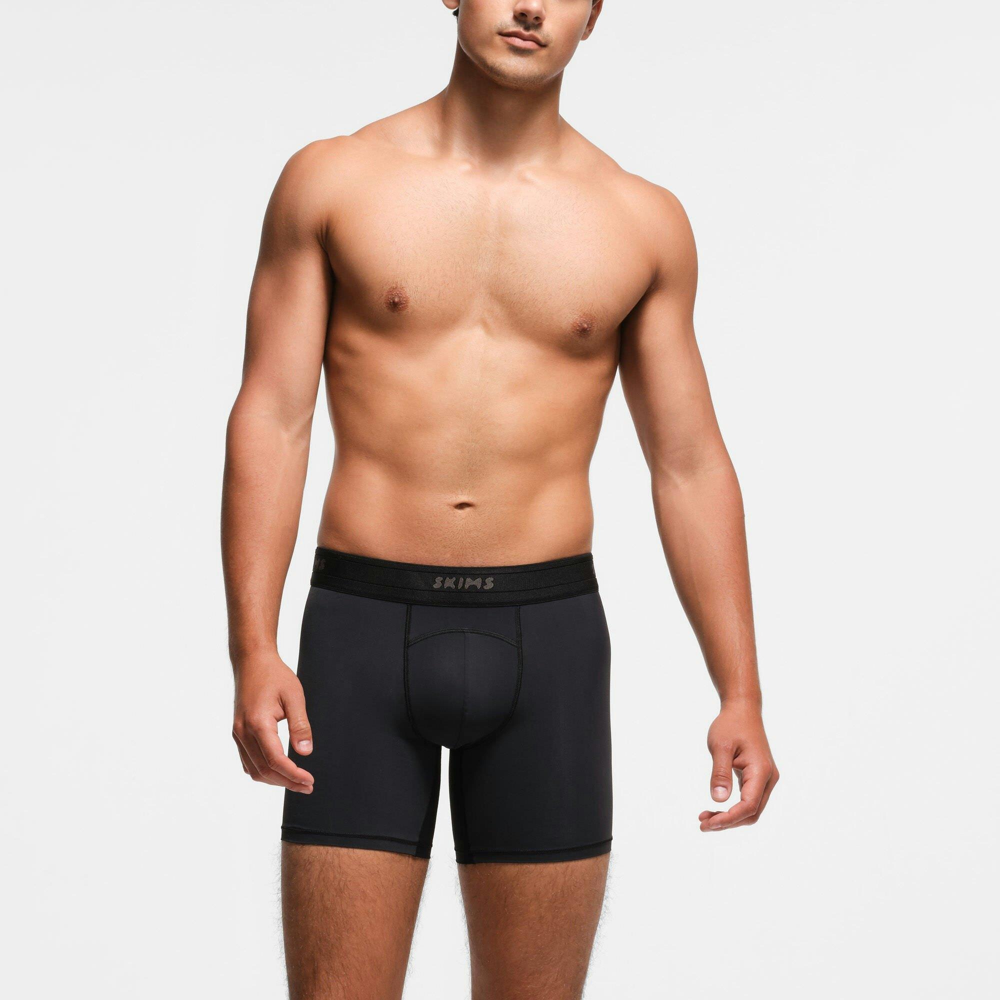 SKIMS FLEX MENS 7" BOXER BRIEF 3-PACK | OBSIDIAN Product Image