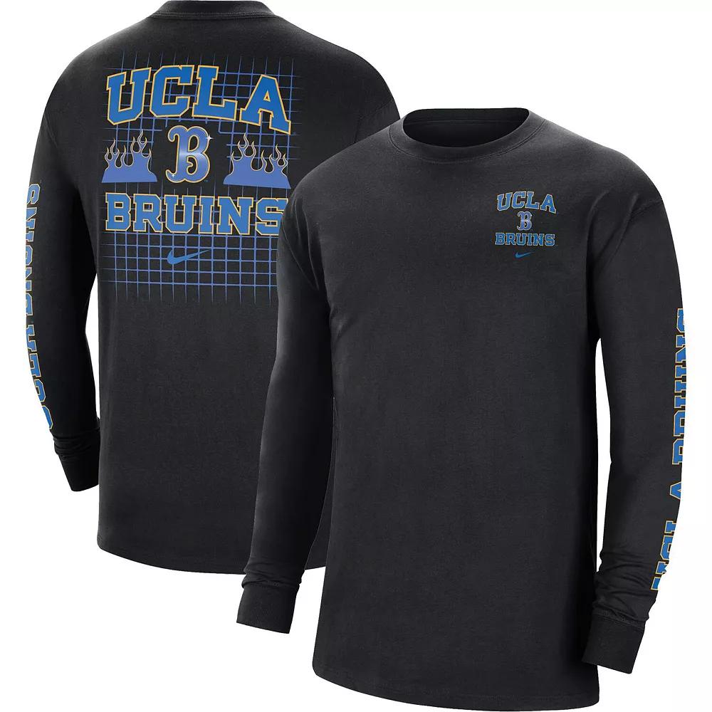Men's Nike Black UCLA Bruins Tour Max 90 Long Sleeve T-Shirt,  Product Image