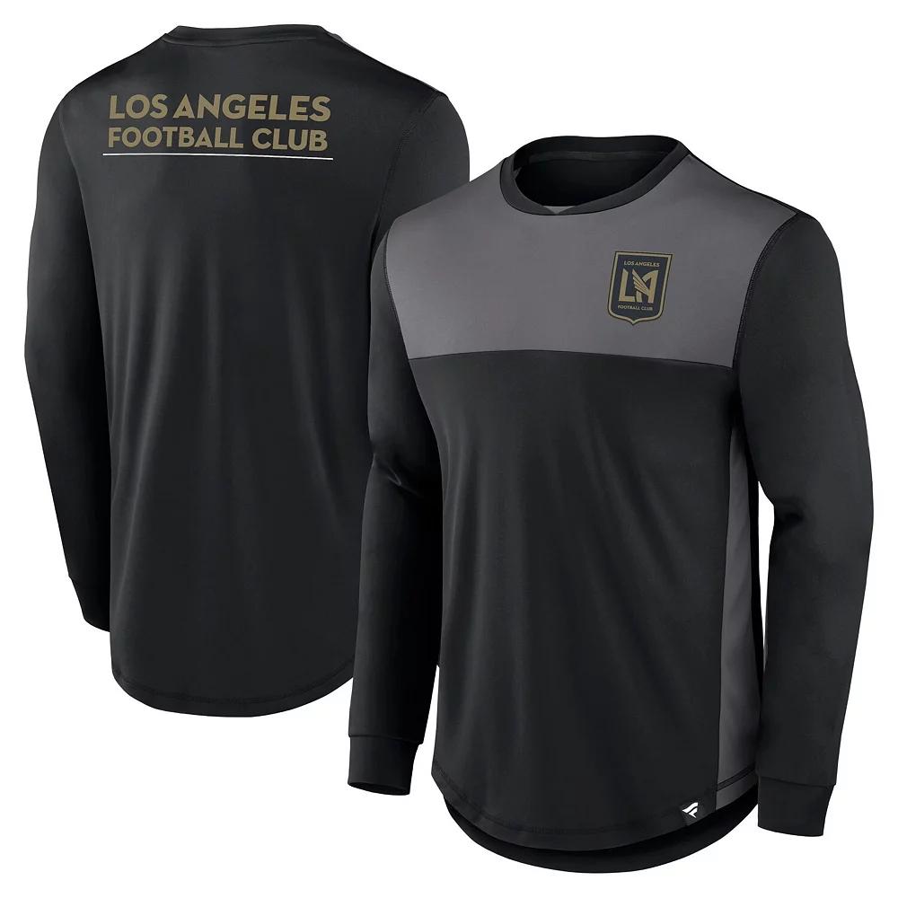 Men's Fanatics Branded Black LAFC Mid Goal Long Sleeve T-Shirt, Size: 3XL, Lfc Black Product Image