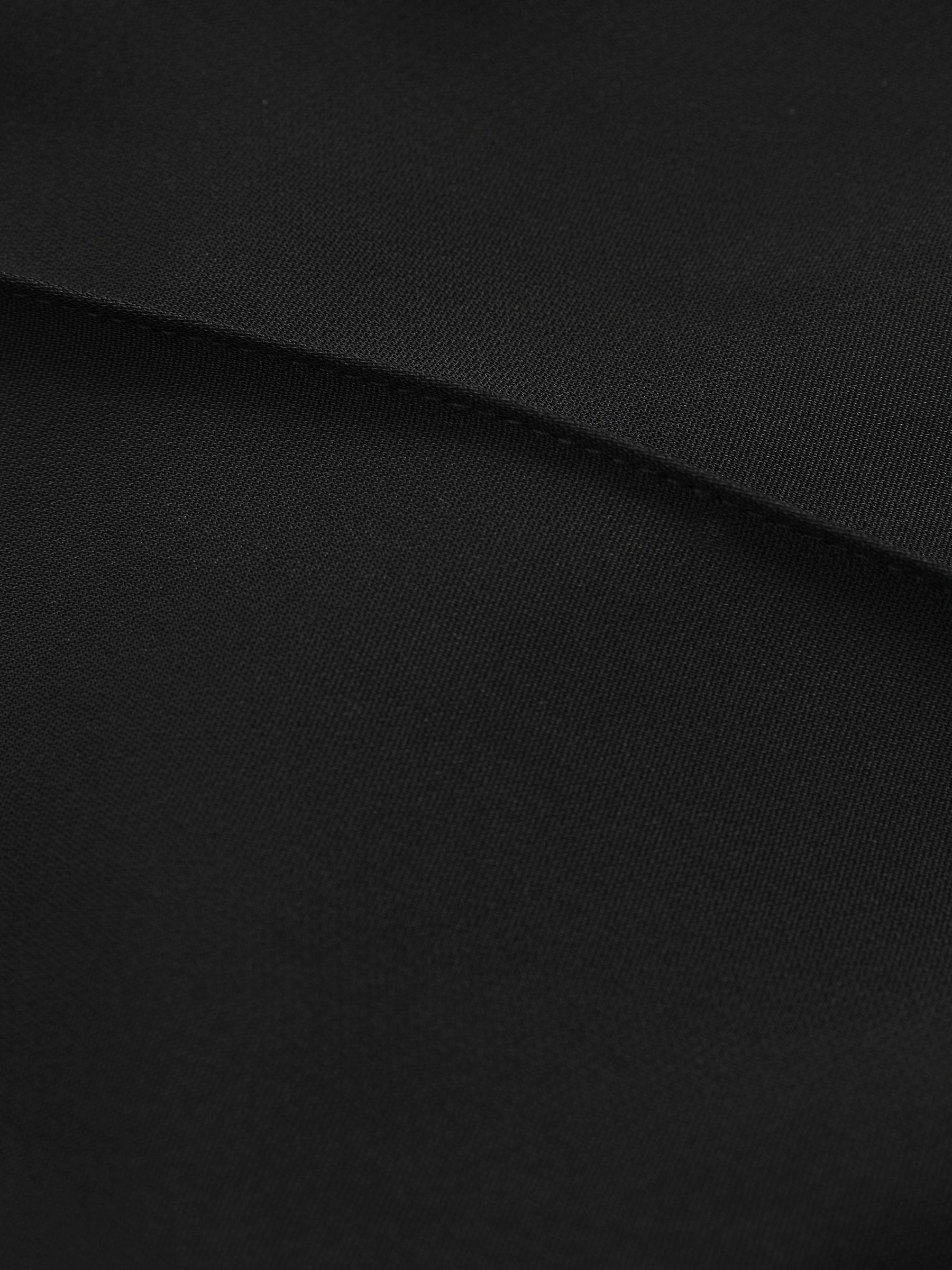 Fluid Wide Leg Trousers in Black Product Image