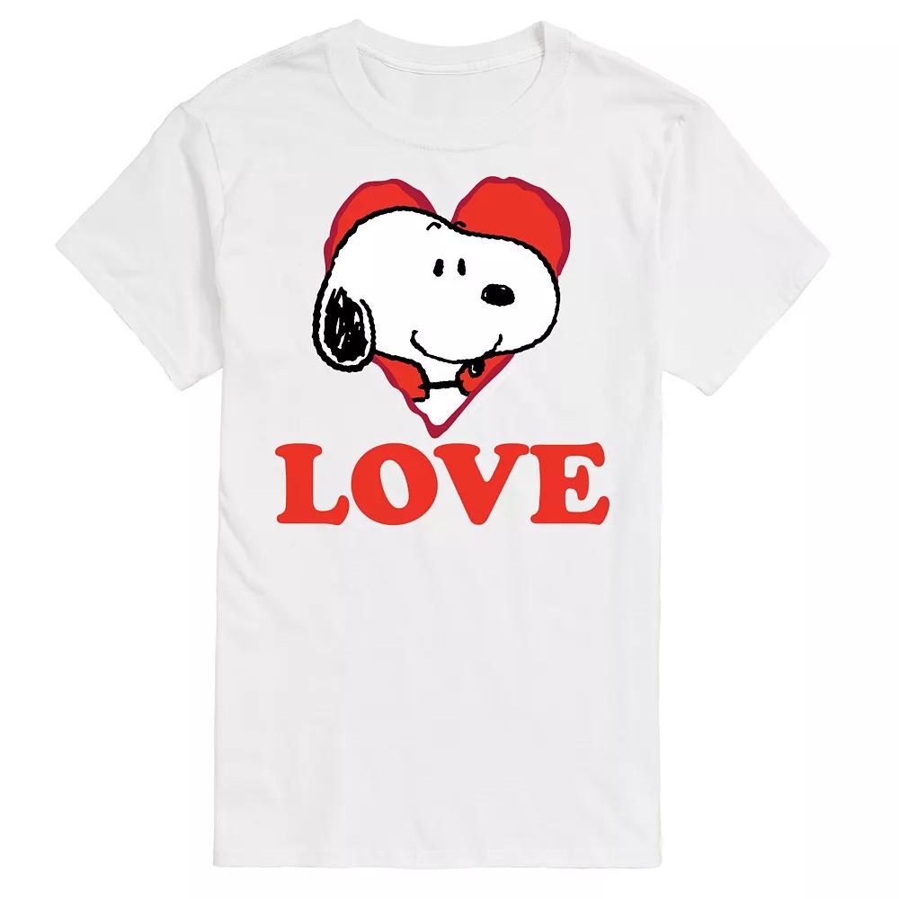 Men's Peanuts I Love Snoopy Tee,  Product Image