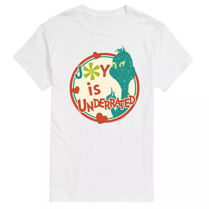 Men's Dr. Seuss The Grinch Joy Is Underrated Graphic Tee,  Product Image