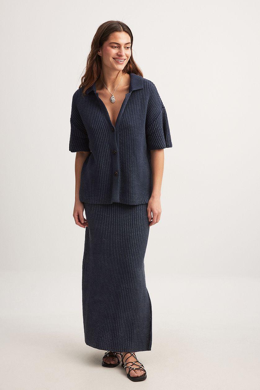 Knitted Maxi Skirt Product Image