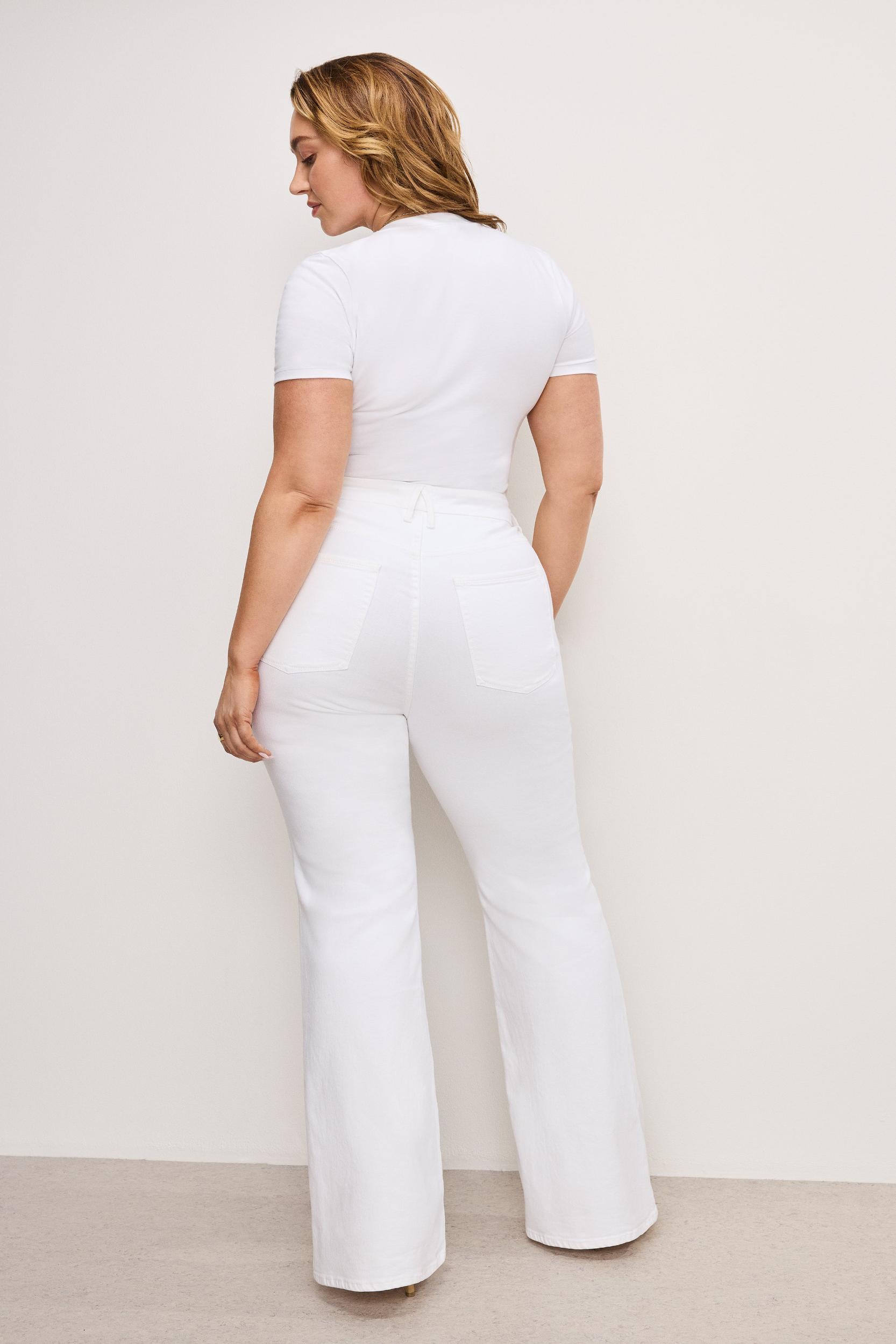 GOOD LEGS FLARE JEANS | WHITE001 Product Image