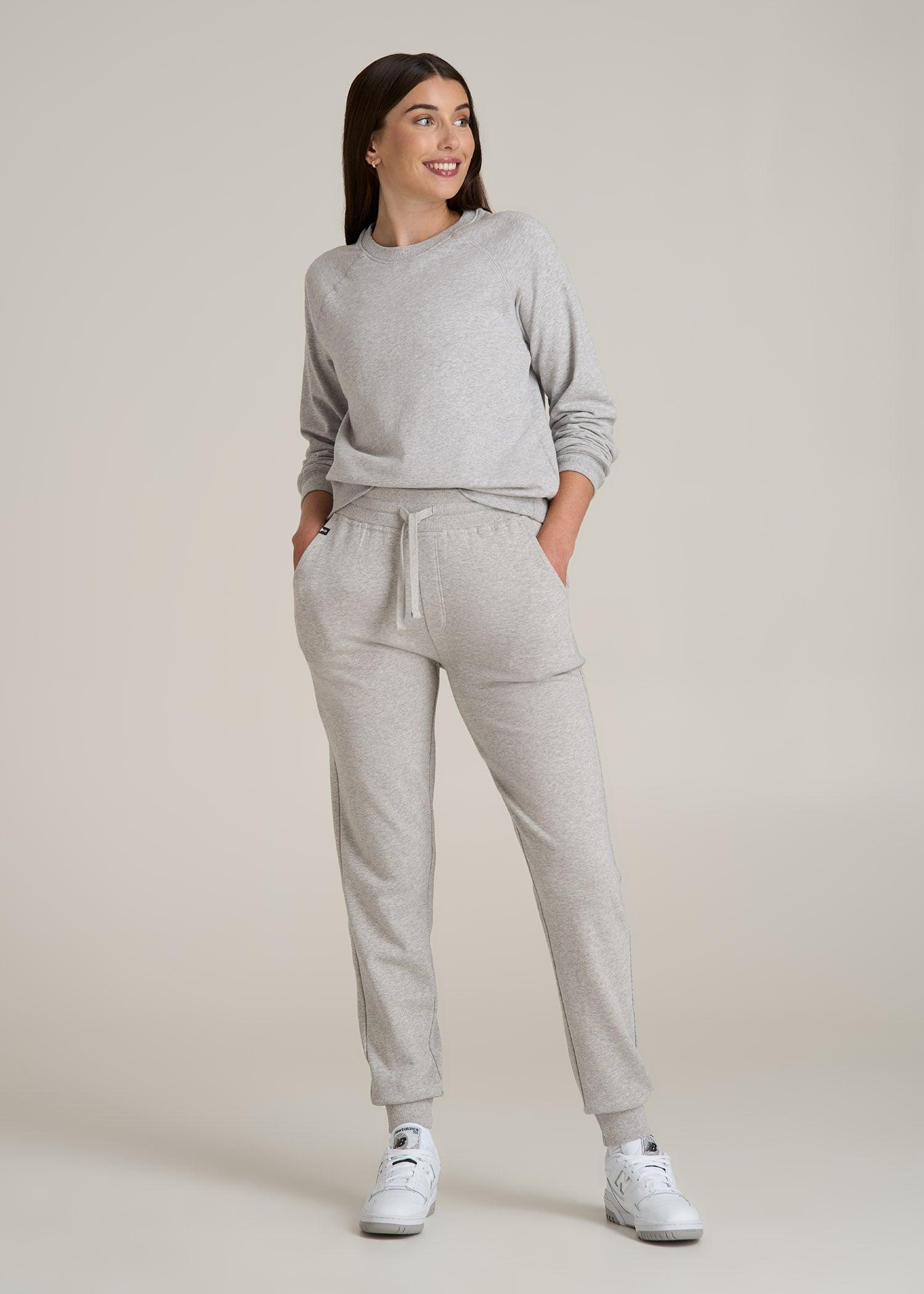 Wearever 2.0 French Terry Joggers for Tall Women in Grey Mix Female Product Image