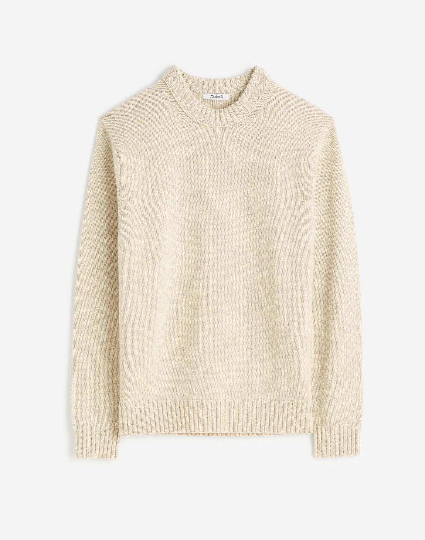 Crewneck Sweater in SoftWool Product Image