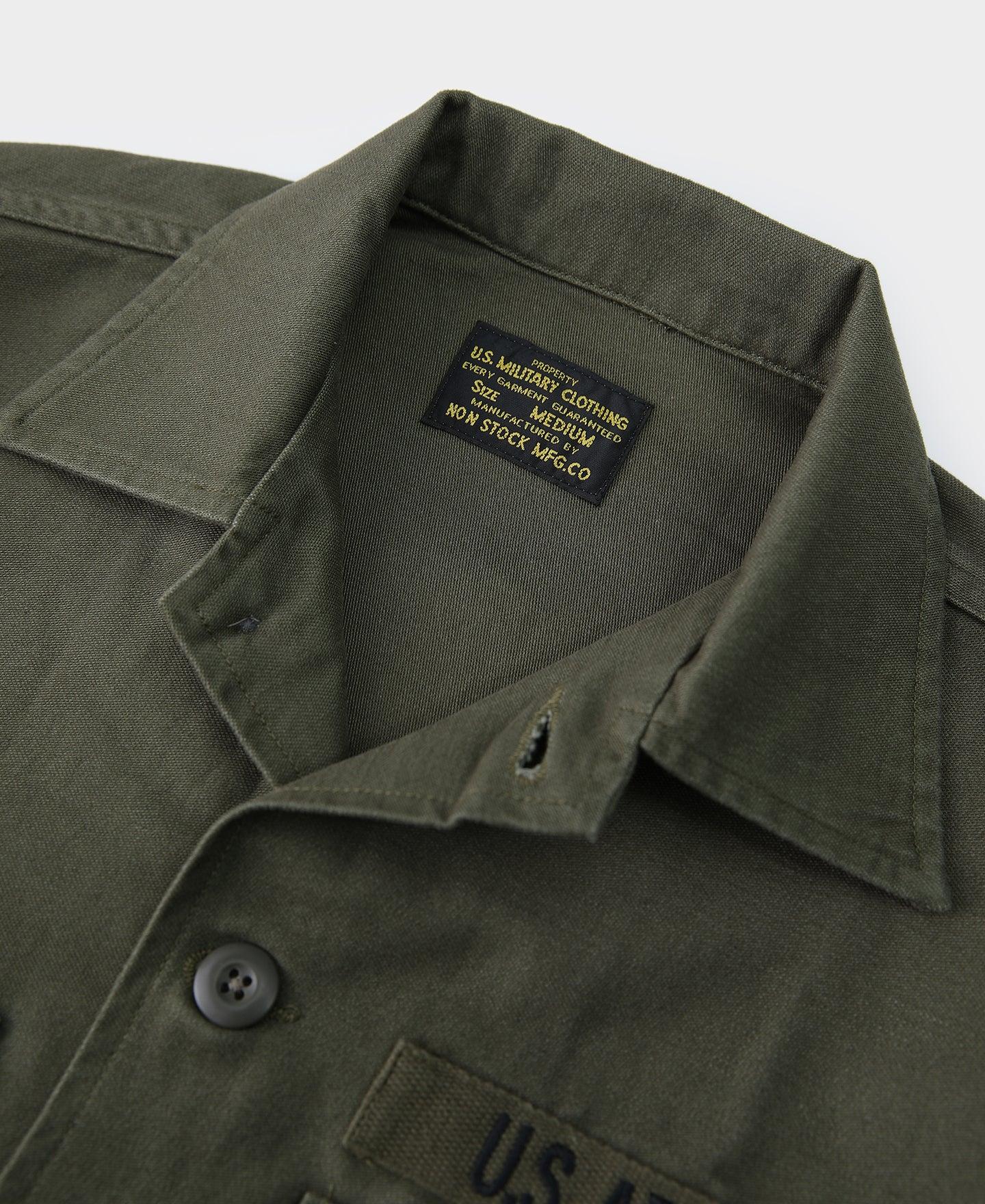 Vietnam War US Army OG-107 Fatigue Utility Shirt - Plain Product Image