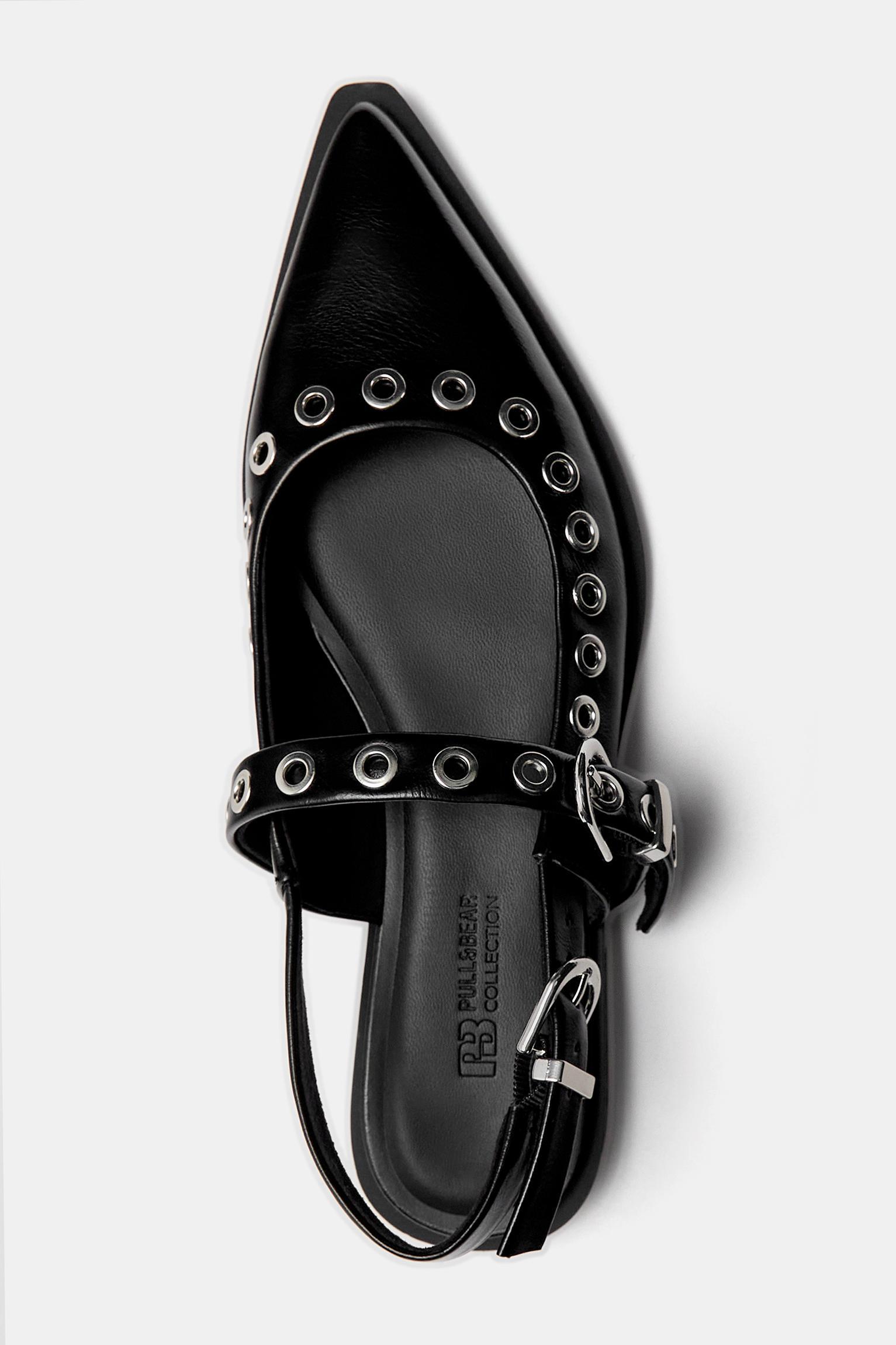 Studded slingback shoes Product Image