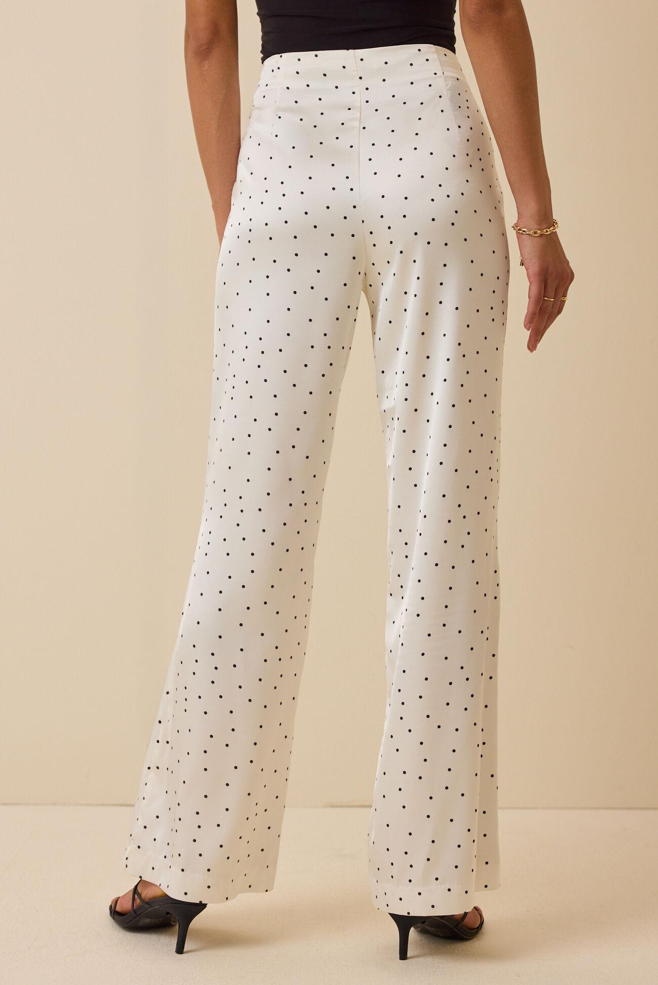 Baylee Satin Polka Dot Pant Product Image