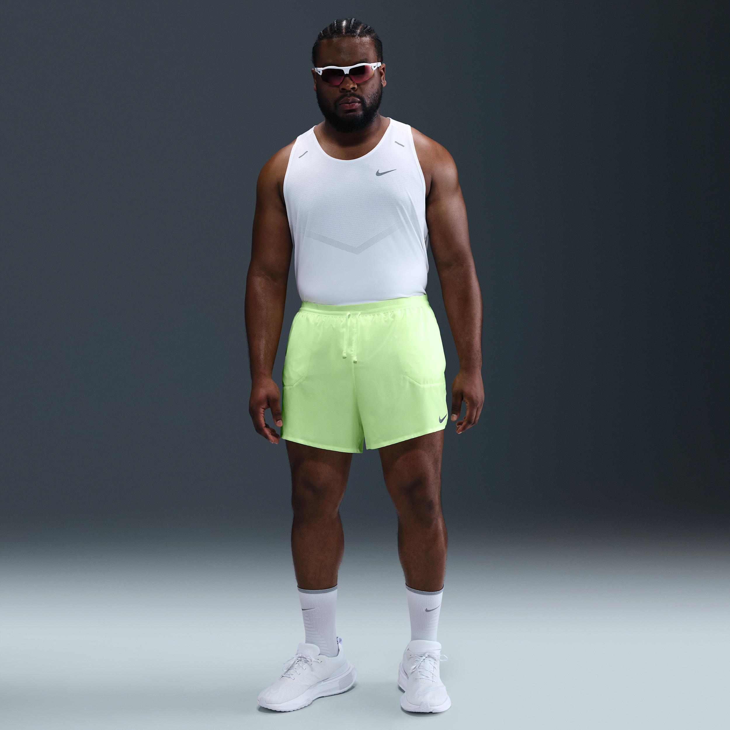 Nike Mens Stride Dri-FIT 5 2-in-1 Running Shorts | FN2992-701 Product Image